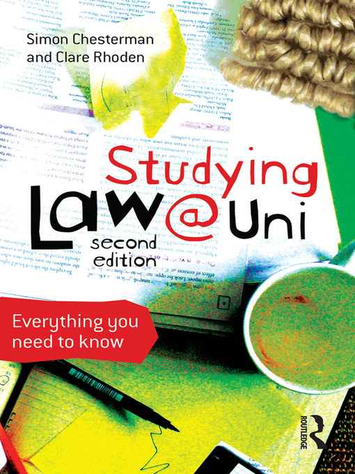 Title details for Studying Law at University by Simon Chesterman - Wait list